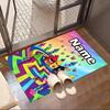 Custom Name Personalized Angry Birds Print Carpet, Versatile Home Decor Rug, for Playroom, Apartment, Balcony, Entryway, Hallway Gift