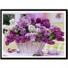 5D DIY Diamond Painting Vintage Beautiful Flowers Diamond Embroidery Cross Stitch Kit Full Rhinestone Mosaic Home Decor