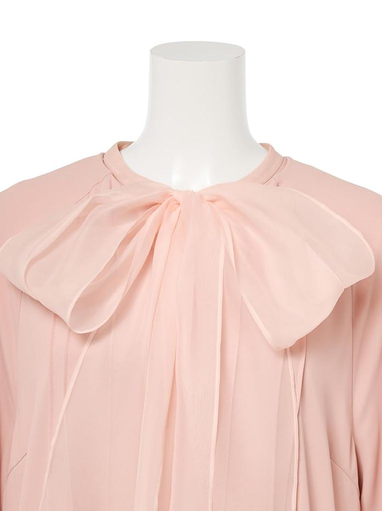 Big Ribbon Flare Dress CWFO255063CPNK38