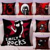 Comics E-Emily The S-StrangeS Pillow Case  Ultra Soft Skin Friendly Fabric Cloud Like Comfort & Concealed Zipper