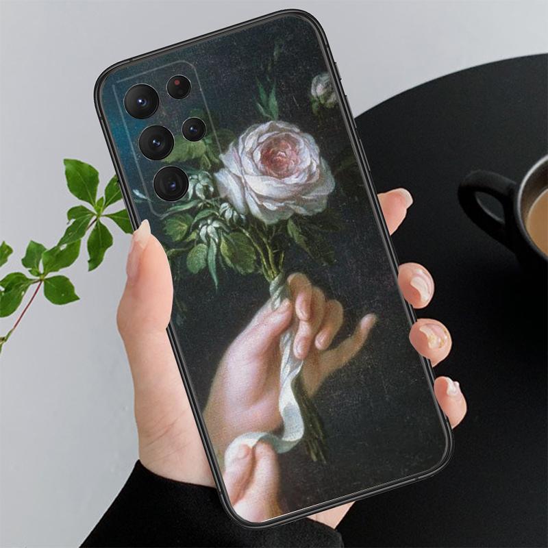 Чехол для телефона с рисунком в стиле ренессанс для Samsung Galaxy A35 A55 A54 A15 A25 A05s A05 A22 A24 A52 A33 A34 M34 M14 M54 M23