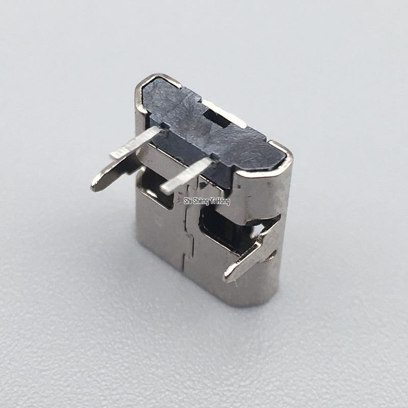 Разъем Micro2P мама, 90 градусов, двухконтактный, USB V8 розетка для зарядки