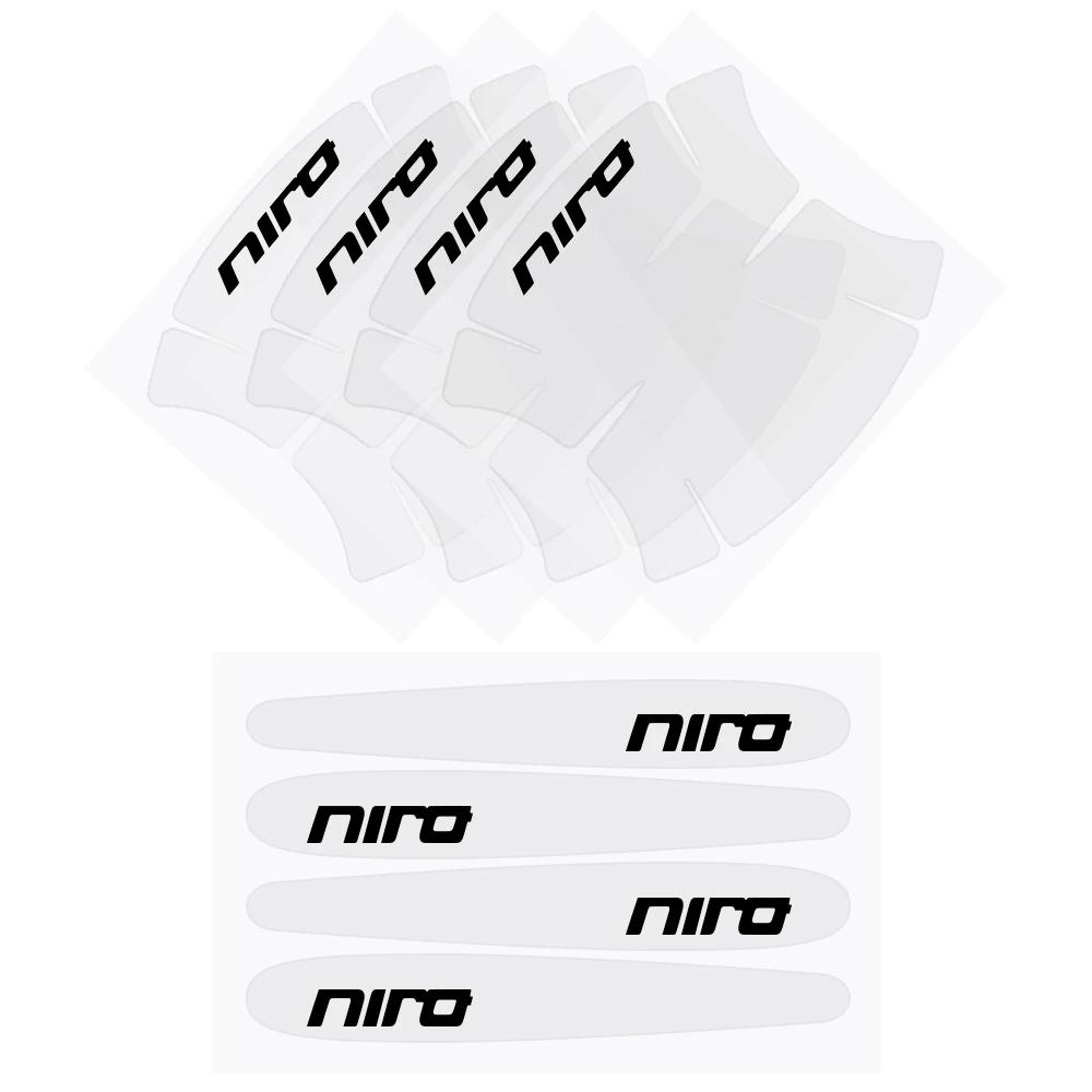 RGC1 8Pcs Car Stickers Door Handle Bowl Scratch Protective Decals For Kia RIO PICANTO CARENS CARNIVAL K5 MOHAVE NIRO VENGA Decor