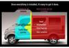 Занавеска-перегородка на молнии для Ford Transit T8 - Пылезащитная, Теплоизоляционная, Защита от солнца, Утолщенная.