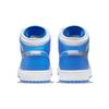 Детские кроссовки Air Jordan 1 Mid GS Game Winner White Starfish University-Blue DR6492-100