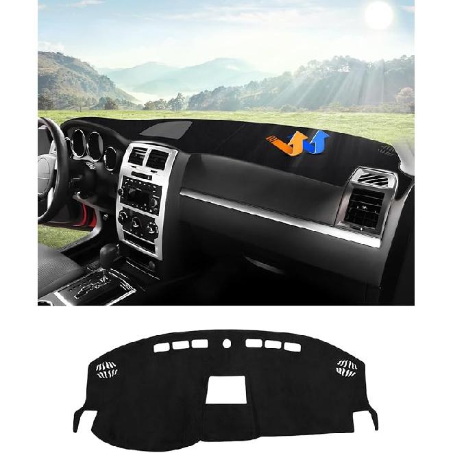 Autorder Dashboard Cover Mat For 2002-2005 Dodge Ram 1500 & 2003-2005 2500/3500 Accessories Dash Cover Flannel Dash Mat Sunshade Glare UV Rays