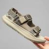 Модные нескользящие полоски Летняя обувь Мужские сандалии Шлепанцы Мужская белая обувь Домашние тапочки Кроссовки Спортивные Дропшиппинг