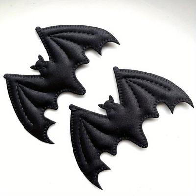 10 штук черных летучих мышей/пауков для скрапбукинга, подходящих для одежды, Хэллоуина, DIY украшений