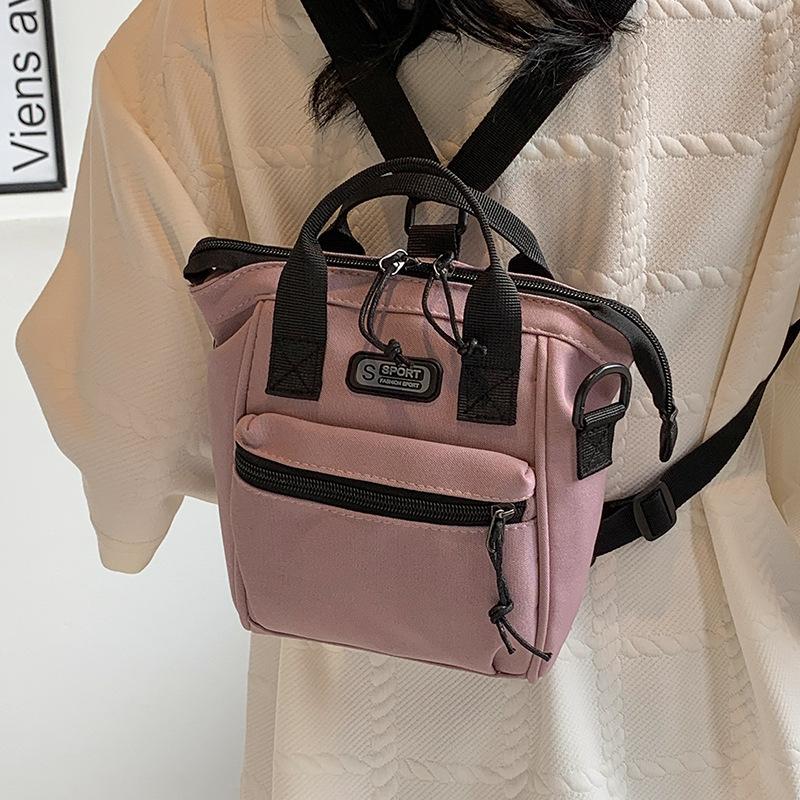 Холщовый корейский стиль мода популярный многоцелевой простой повседневный рюкзак на одно плечо с наклонным ремешком сумка для мамы