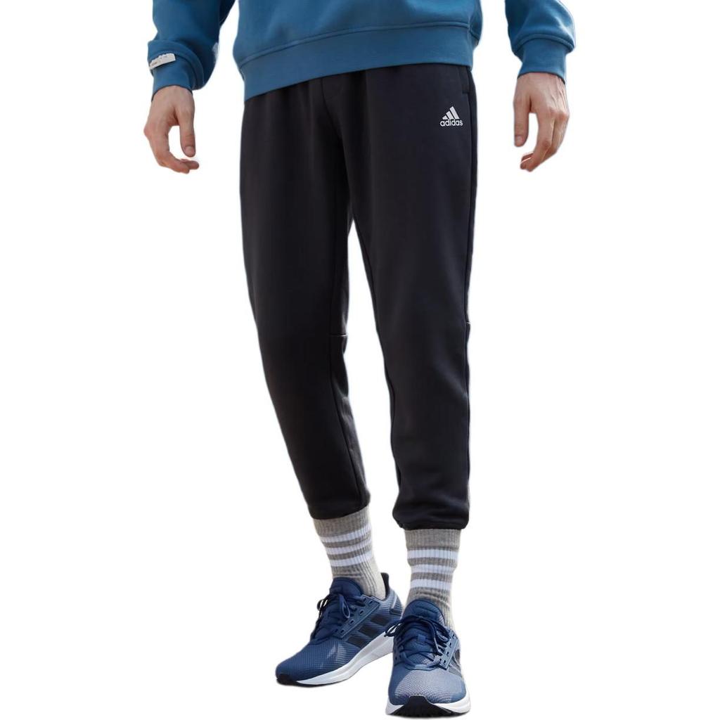 adidas LABEL Трикотажные брюки мужские темно-синие с умеренной манжетой IB2730