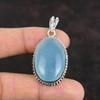 Аквамарин натуральный драгоценный камень кулон ювелирные изделия ручной работы 925 стерлингового серебра кулон целебный камень кулон удивительные серебряные ювелирные изделия подарки для жены