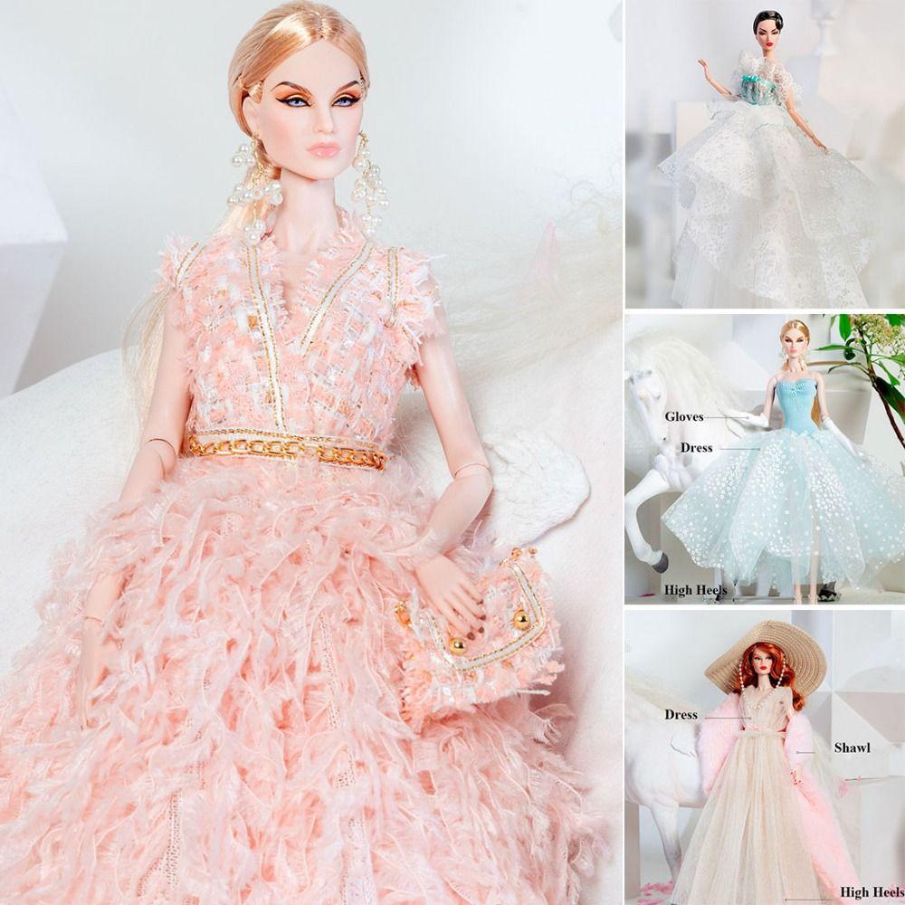 Европейская модная кукольная одежда, костюм для куклы-супермодели 30 см/для кукол BJD 1/6/для куклы 11,5"