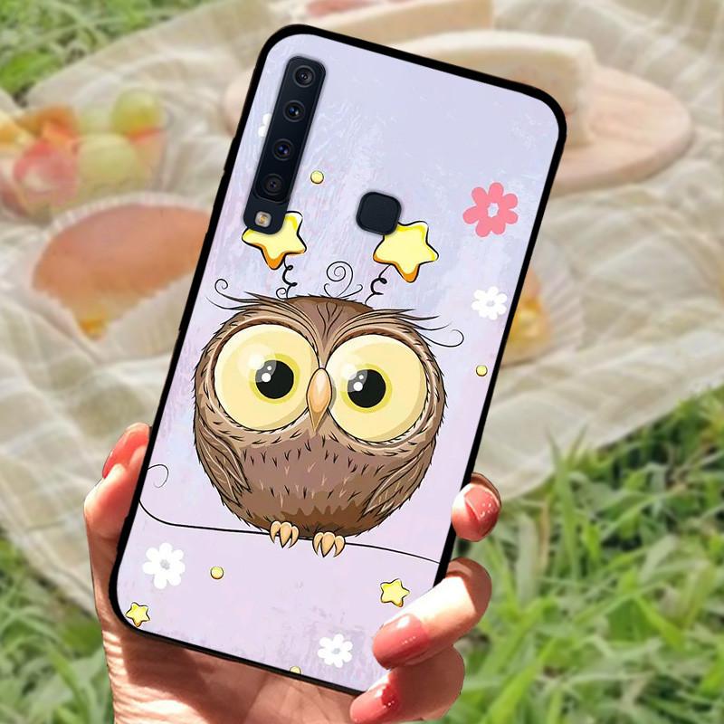 Для Samsung A9 2018 Чехол-крышка A7 2018 Силиконовый Мягкий Мраморный Черный Бампер Funda Coque для Samsung Galaxy A7 A9 2018 Защитный