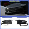 2PCS Replacement Carbon Fiber Pattern Rearview Side Mirror Cover Caps for Mercedes Benz W176 W246 W204 W212 W221 C117 X204 X156