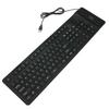 108 Keys USB Silicone Flexible Foldable Keyboard  Waterproof Dustproof USB Silent Keys For Laptop Desktop Keyboard
