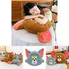 Tom And Jerry Cartoon Plush Cushion Pillow For Relaxation And Bedroom Decor