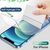 For iPhone 16 15 14 13 12 Mini 11 Pro Max X XS Max XR 8 7 6 6s Plus SE 2020 Soft Hydrogel Film Screen Protector