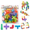 42PCS Educational Building Construction Puzzle Pipeline Assembling Blocks Children Diy Education Toys