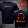 Technics Headphone Print T Shirts Unisex Disco DJ Party House Detroid Harajuku Fashion T Shirt Oversized T-shirt Trendy DJ Tee Tops
