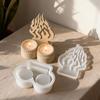 Double Cup Candle Holder Mold Silicone Candle Holder Casting Mold Plaster Concrete Resin Casting