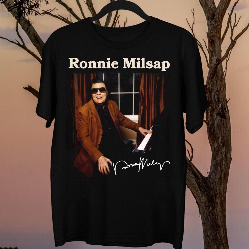 Ronnie Milsap Signature Gift For Fans Classic Short Sleeve Unisex T-Shirt S-5XL