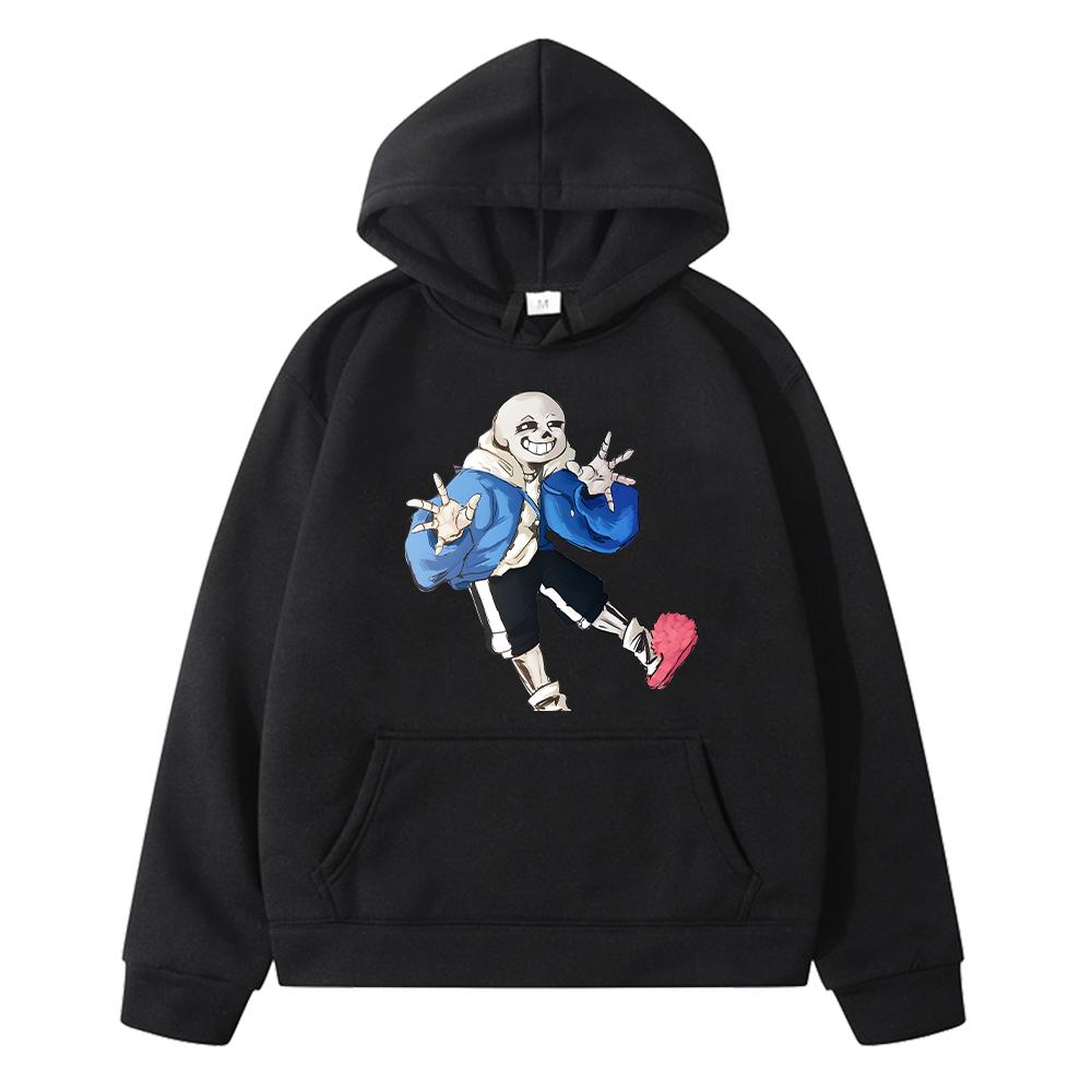 Kawaii Anime Hoodie Undertale Game Napstablook Ghost Sweatshirt Halloween Hoodies Boys Pullovers Y2k Sudadera Kids Clothes Girls