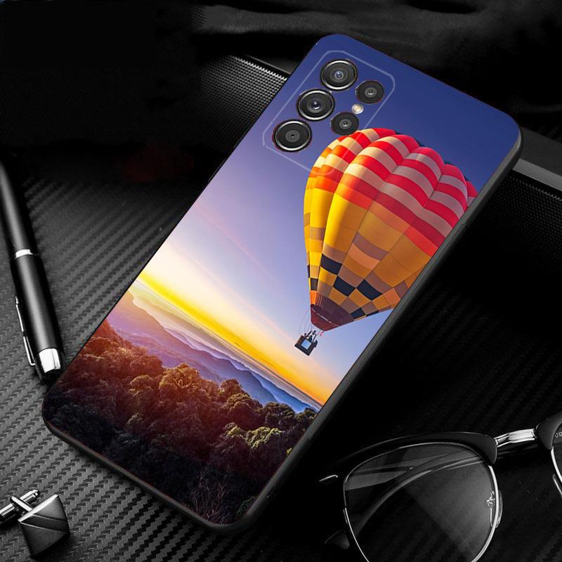 Hot Air Balloon Phone Case For Samsung S25 S24 S23 S22 S21 S20 Ultra S20 S22 S21 S20 FE S24 Plus Shell Case
