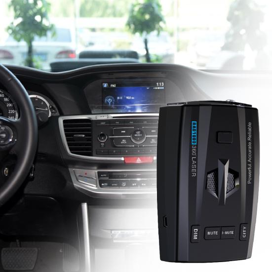 RAD1000 Скорость лазерного радар-детектора Предупреждение о полной частоте обнаружения скорости