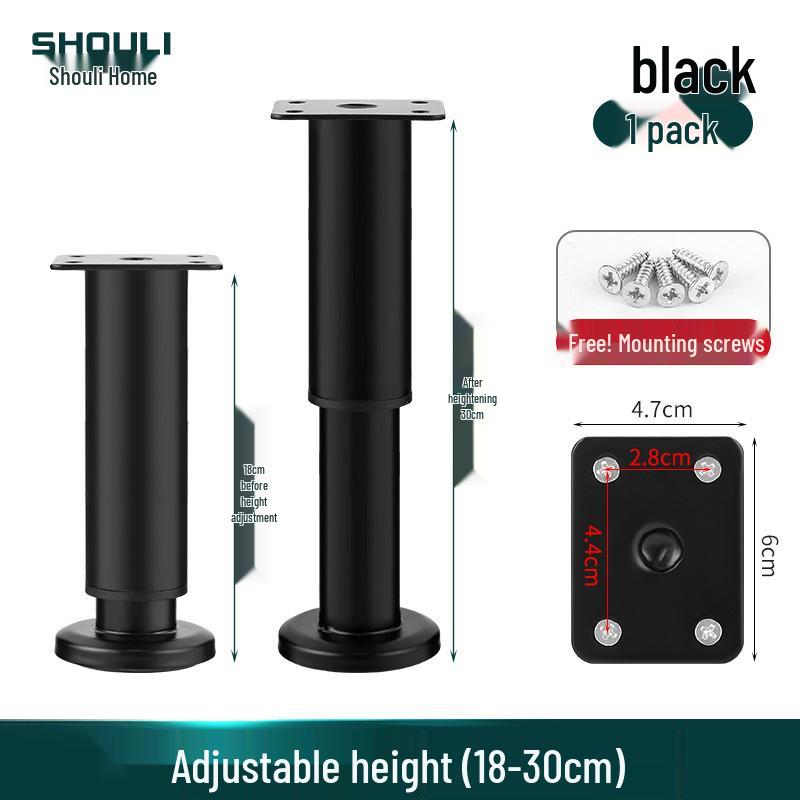 Adjustable Furniture Leg Heightening Base for Tables and Sofas