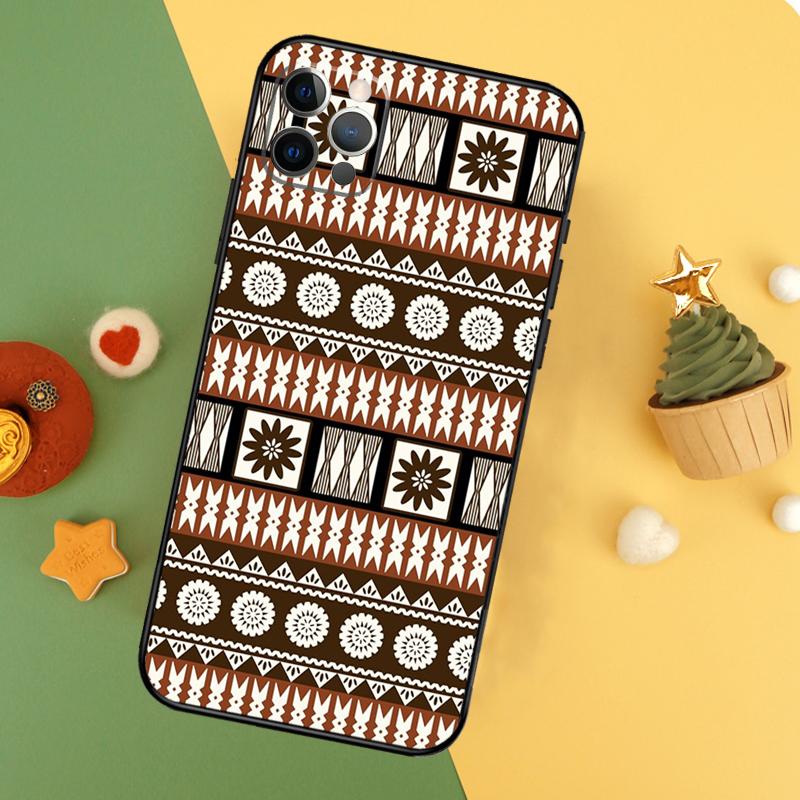 Чехол для телефона Фиджийский Маси Тапа для iPhone 17 17Air 16 16E 15 14 13 12 11 Pro Max 12 13 Mini Ударопрочный чехол