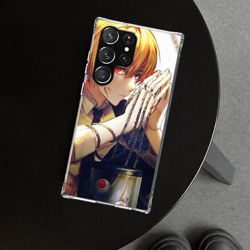 Чехол Huner X-Hunters Курапика для Samsung Galaxy S26 S25 Edge S24 S23 Ultra S22 Plus S21 FE S20 + Арт Кастомный Забавный