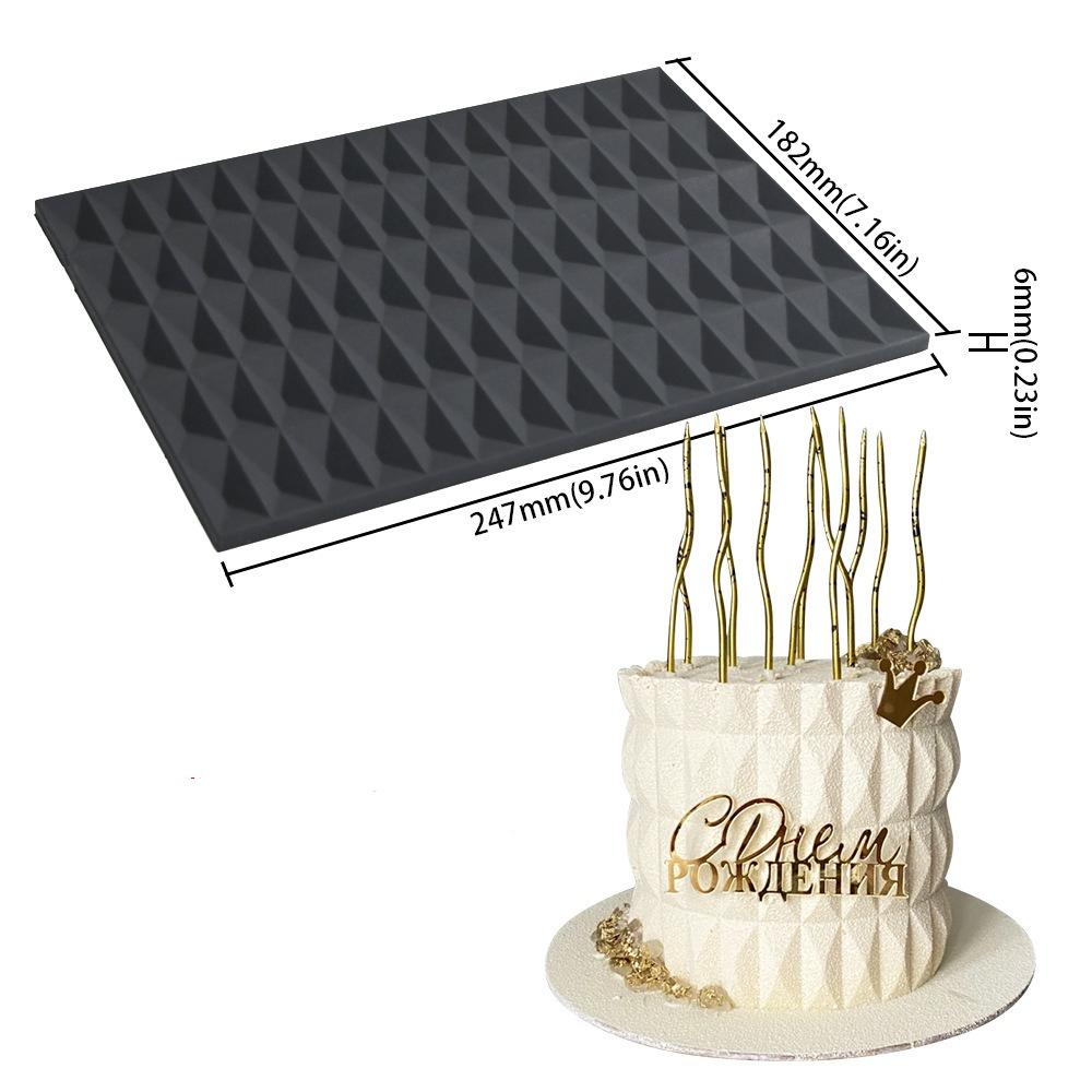 Волна Кружево для торта Форма Силиконовая 3D Форма для мастики Сделай сам Шоколадный трафарет