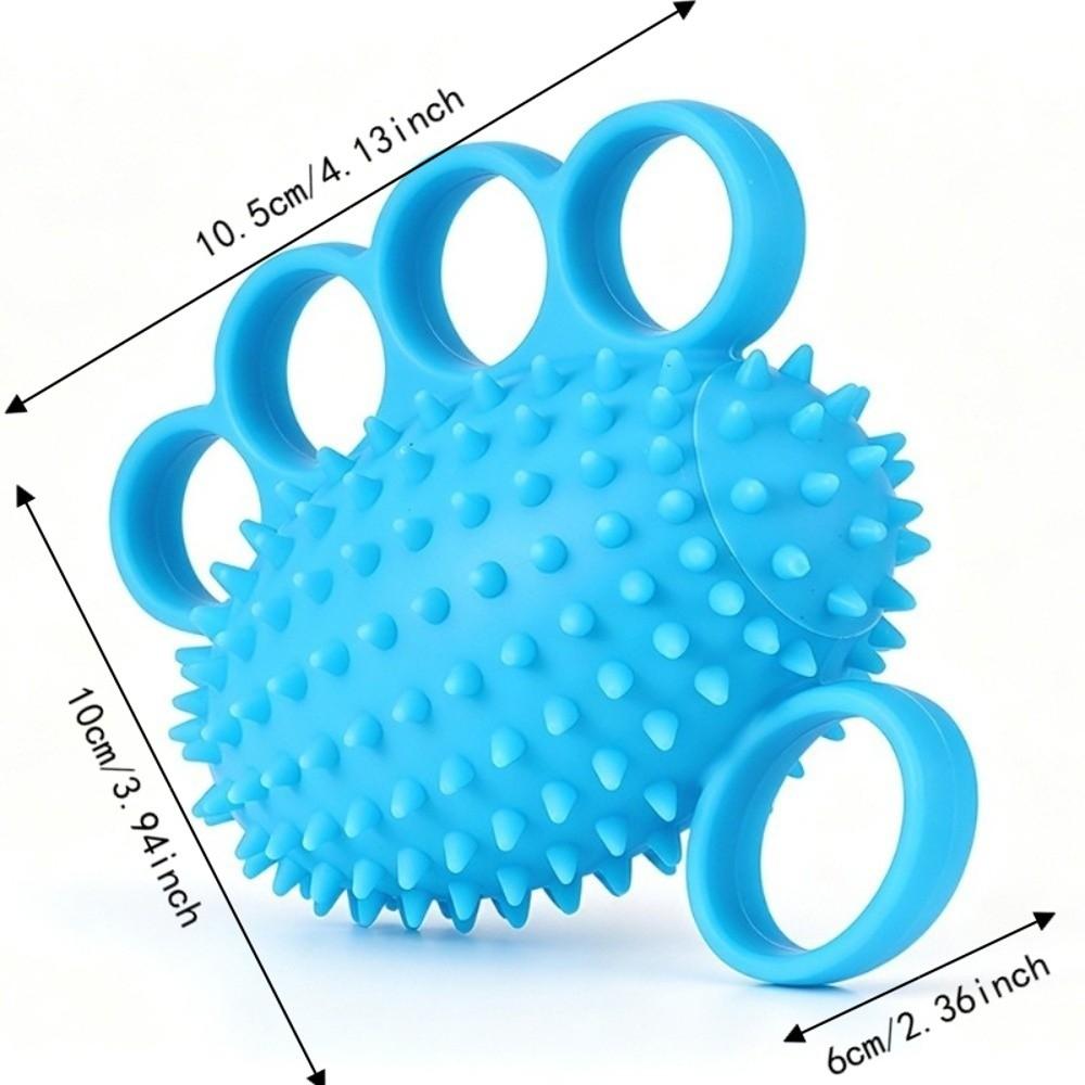 Finger-separated Finger Therapy Ball Silicone Hand Grip Strengthener for Musicians