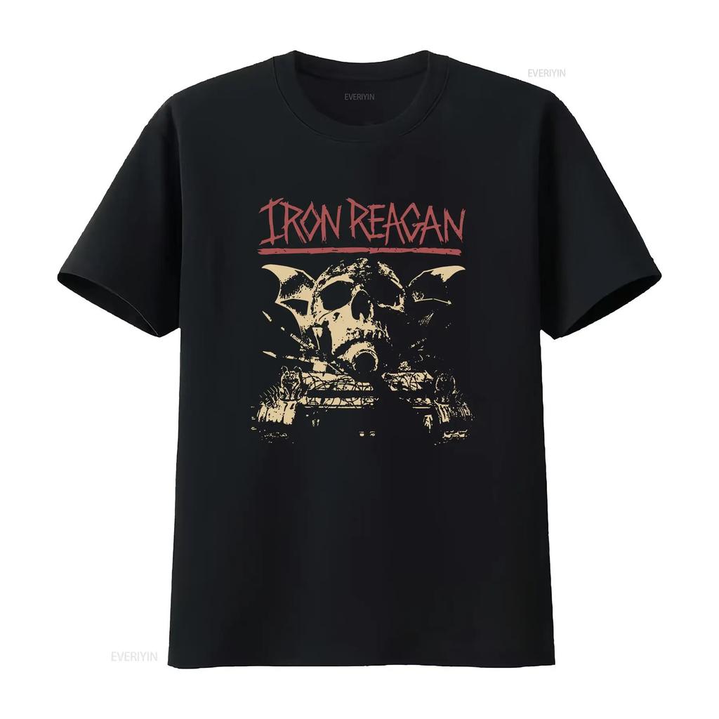 Iron Reagan Warning T Shirt S M L XL 2XL 3XL vintage Washed streetwear Top For Everyday Wear fashion Stylish Casual Unisex