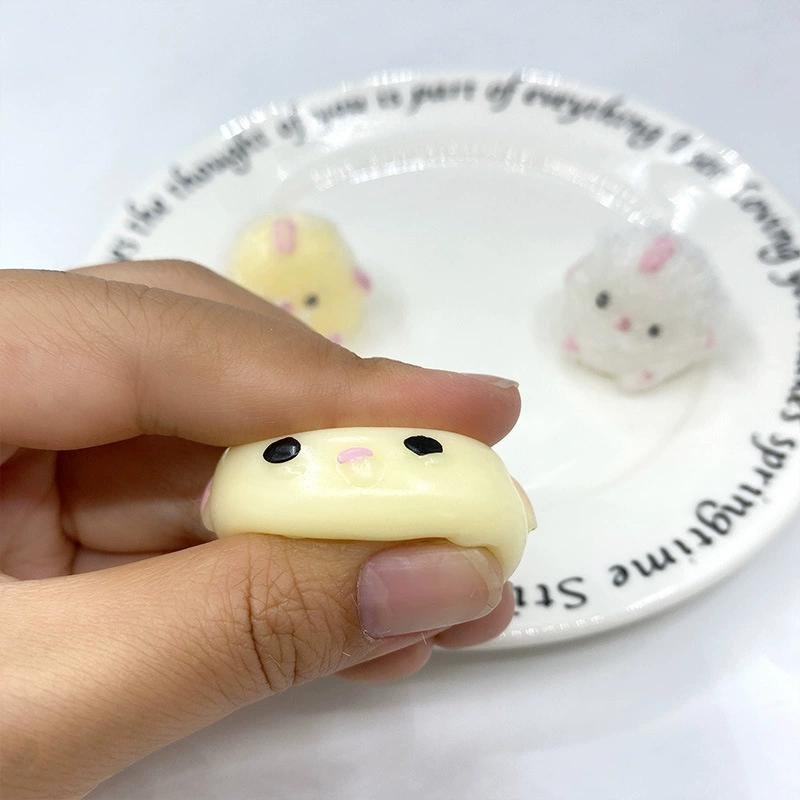 Кавайная игрушка-антистресс в виде маленького цыпленка, мультяшная игрушка для снятия стресса, мини-цыпленок, миниатюрная игрушка-непоседа, кукла для релаксации с медленным восстановлением, подарок на день рождения