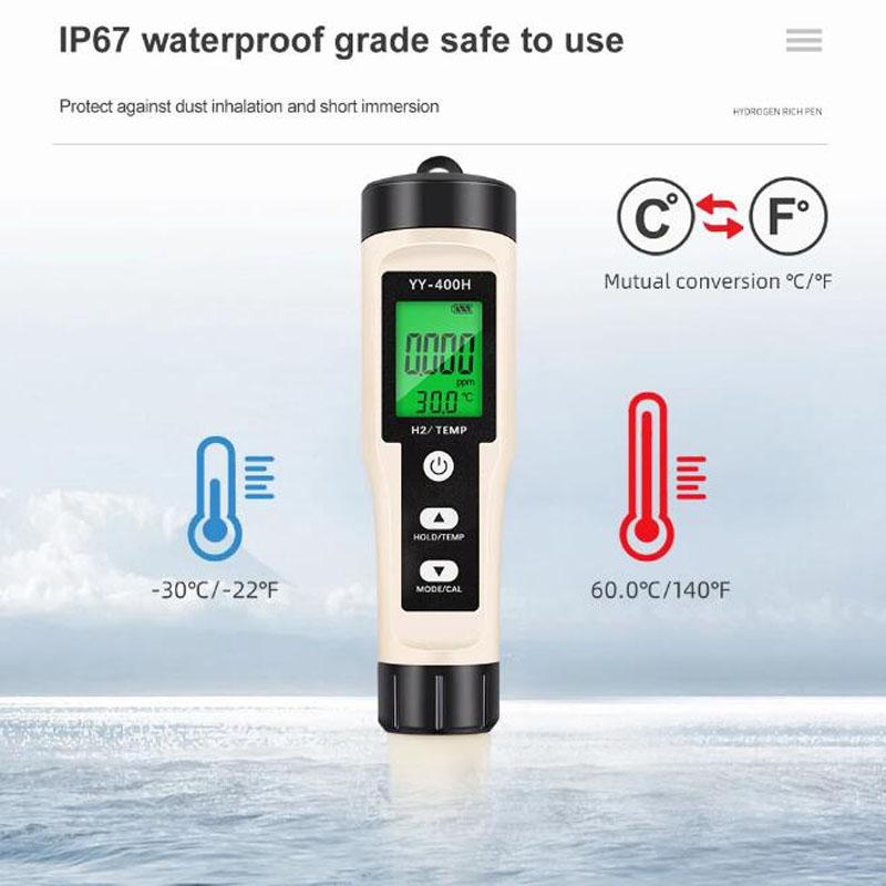 4 в 1 ОВП H2 Температура PH Измеритель Водородный Тест-Ручка Качество Чистоты Воды Детектор Анализатор для Аквариума Бассейна Гидропоника