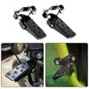 1 Pair Retro Motorcycle Foldable Foot Pegs Shock-absorbing Pedals Universal Fit For ATVs, UTVs, Go Karts, Quads
