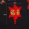 Red Chinese New Year  Lantern Festival Golden Fu Character Hanging Ornaments
