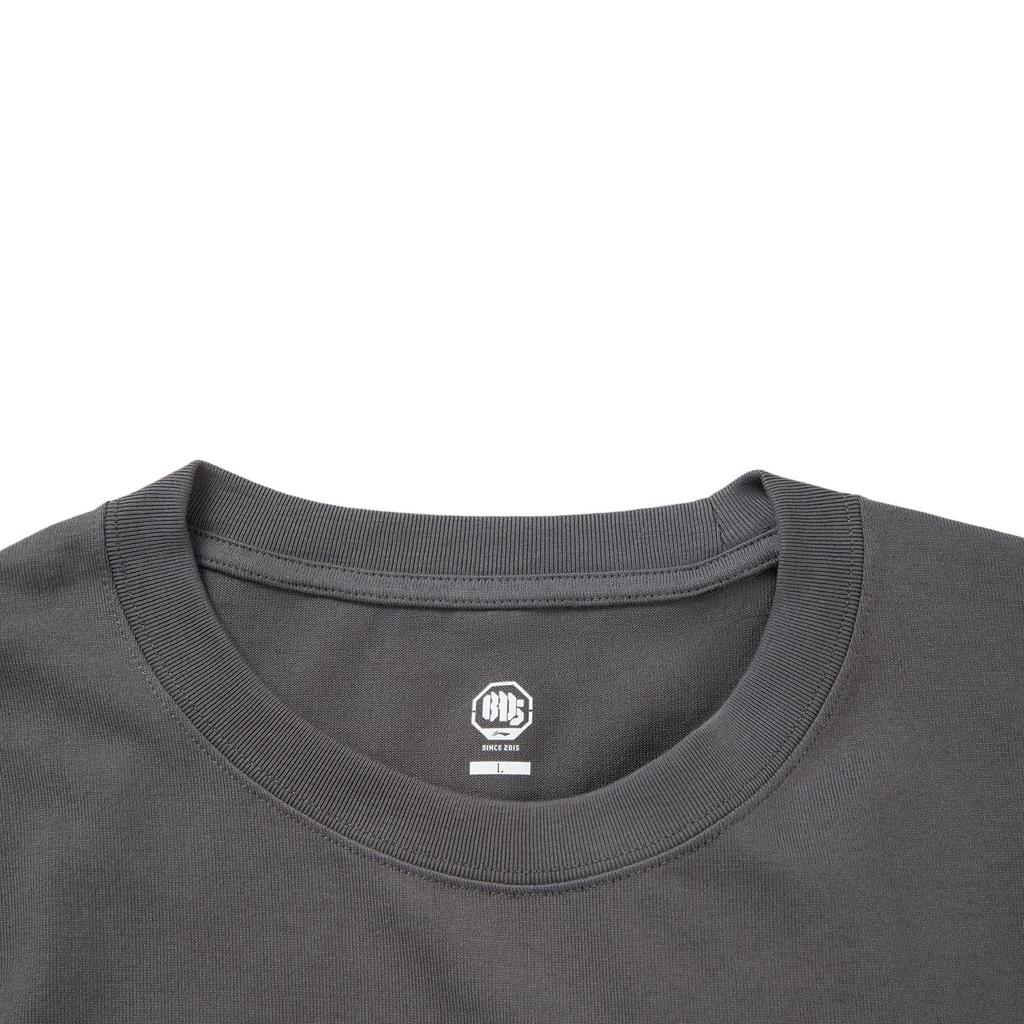 Li Ning Badfive Fashion Casual Loose Letter Print Short Sleeve T-Shirt Men Tops AHSVD97-1