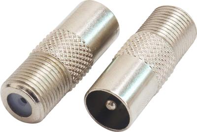 audiophile Переходник PAL тип "папа" - F тип "мама" комплект PAL - 2 шт. (9.5mm)