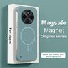 Ультратонкий безрамочный магнитный чехол для Redmi 14C Magsafe Беспроводная зарядка Жесткий ПК Матовый Ударопрочный Чехол для POCO C75 Накладка