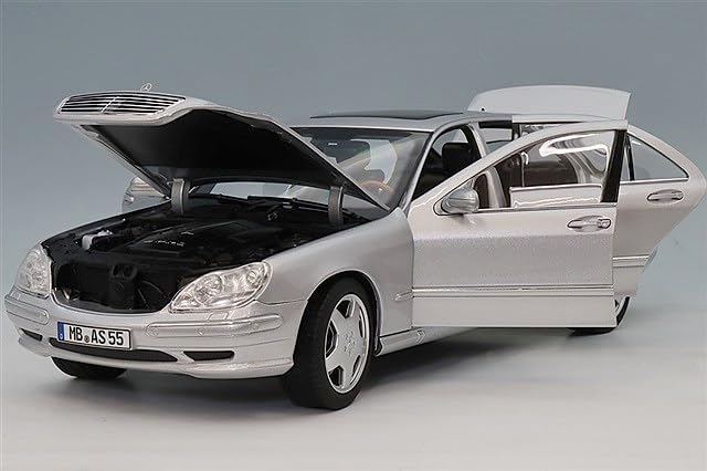 Специальная модель Norev S55 AMG W220 2000 Серебристый [Заказ MODELISSIMO] 1/18 Mercedes-Benz