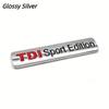 3D Metal TDI Sport Edition Logo Badge Car Rear Trunk Letter Sticker Emblem For All Models