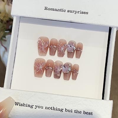 Butterfly Puff Pure Relief Трехмерная бабочка Ice Gradient Wearing Armor High-end Boutique