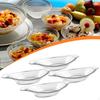 4 Pieces Banana Split Bowls Sundae Serving Dish Plates Ice Cream Bowl for Vegetable