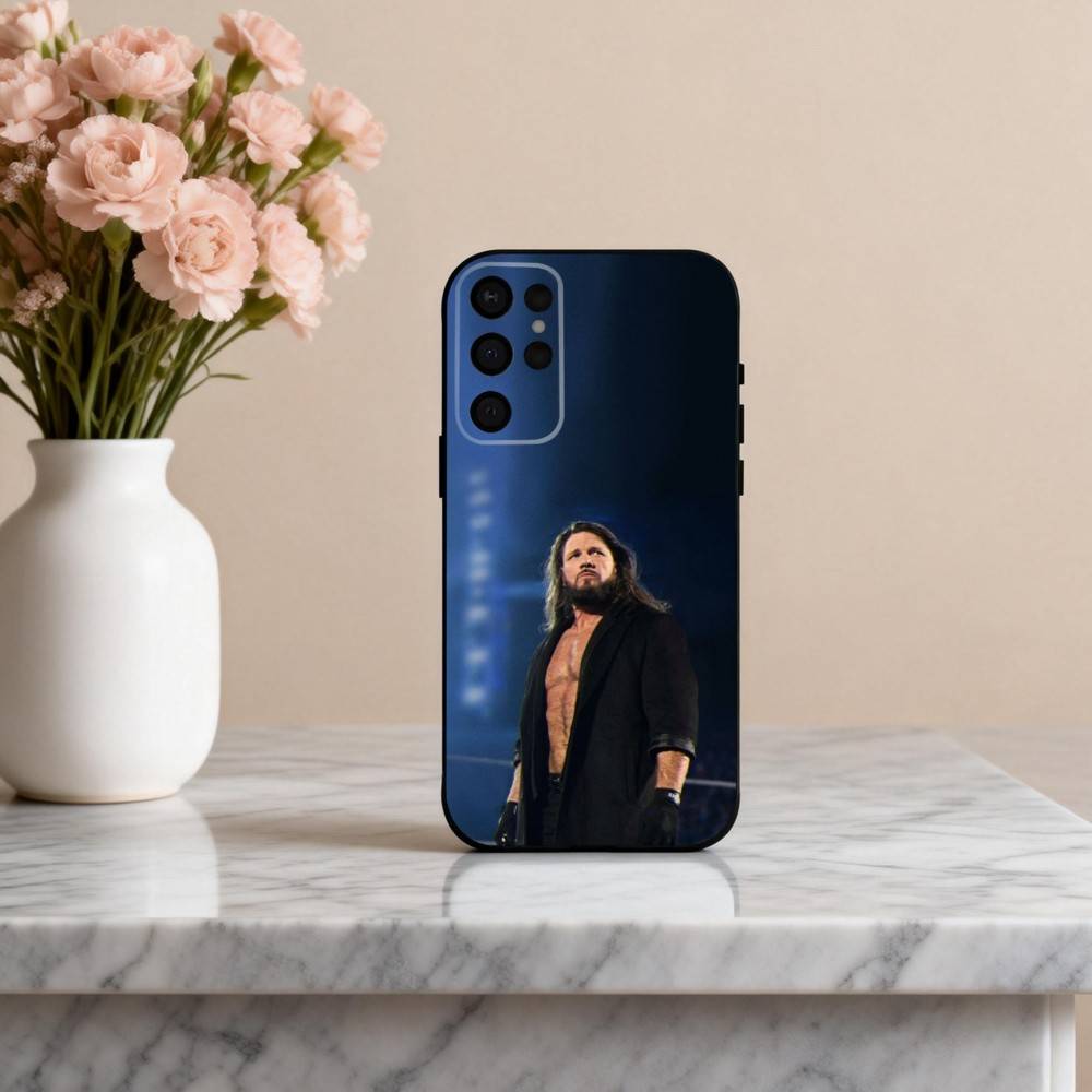 A-Aj Мощный S-Styles-S Чехол для телефона Samsung S25,24,23,22,30,21,10,9,Ultra,Plus,Lite,FE,4,5 G Мягкий черный чехол