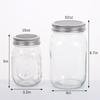 Growing Seed Germination Wide Mouth Germinator with Screen Lids Sprouting Jars 16/32oz Mason Jar