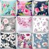 Floral Pattern Pillowcase Digital Printing  Home Decor Accessories