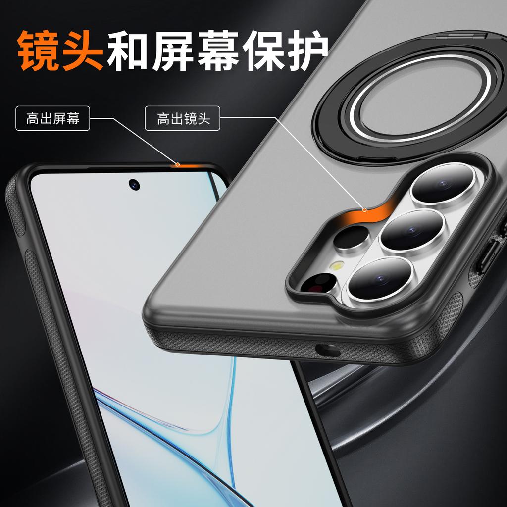 Применимо к Samsung S26Ultra Fulcrum Skin Sensing Магнитный чехол для мобильного телефона S25Ultra Gear Bracket S24U Защитный чехол
