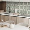 PVC Wall Tiles with Pattern for Room Decor Floral Pattern with Leaves 20x20x20 cm